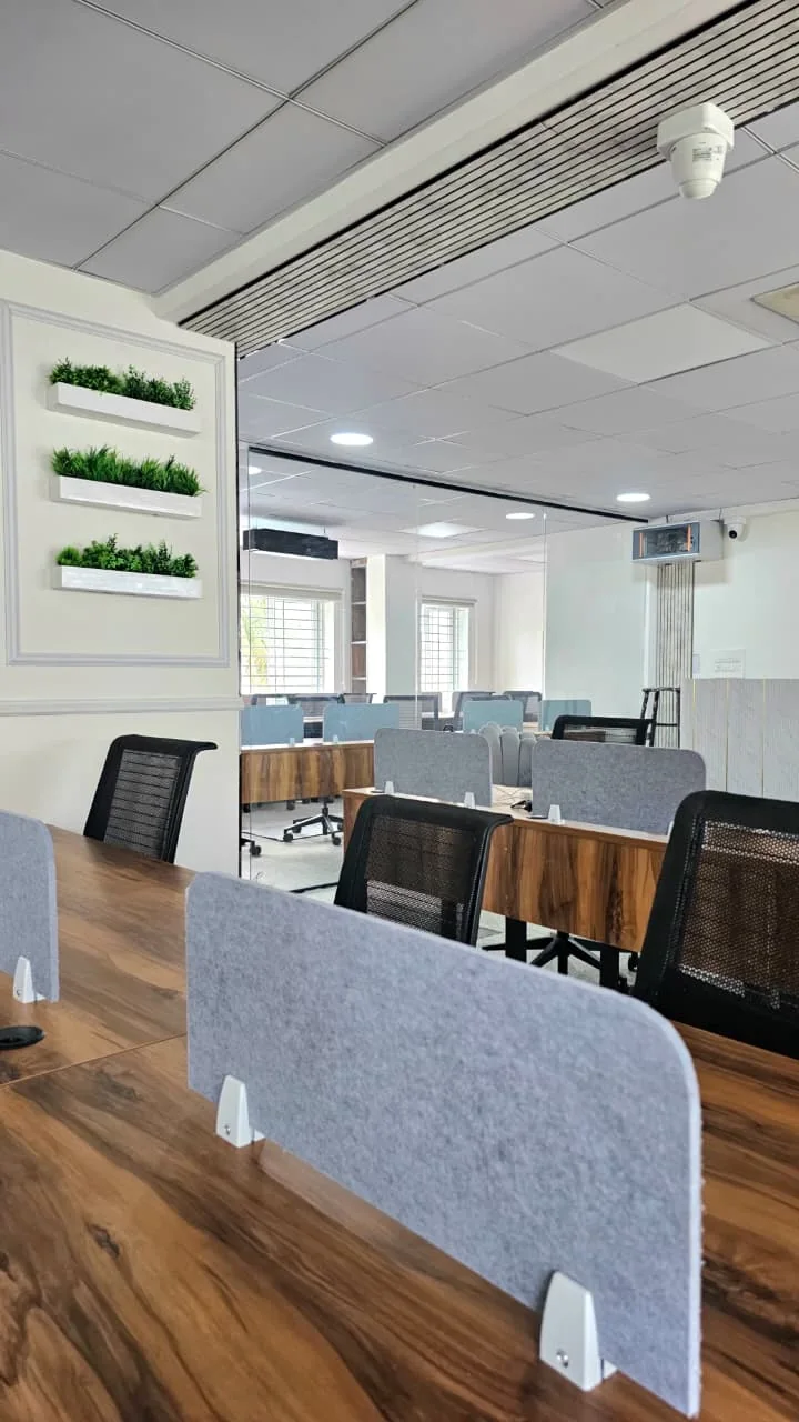 Contemporary workspace view at The Meridian Cowork & Business Suites